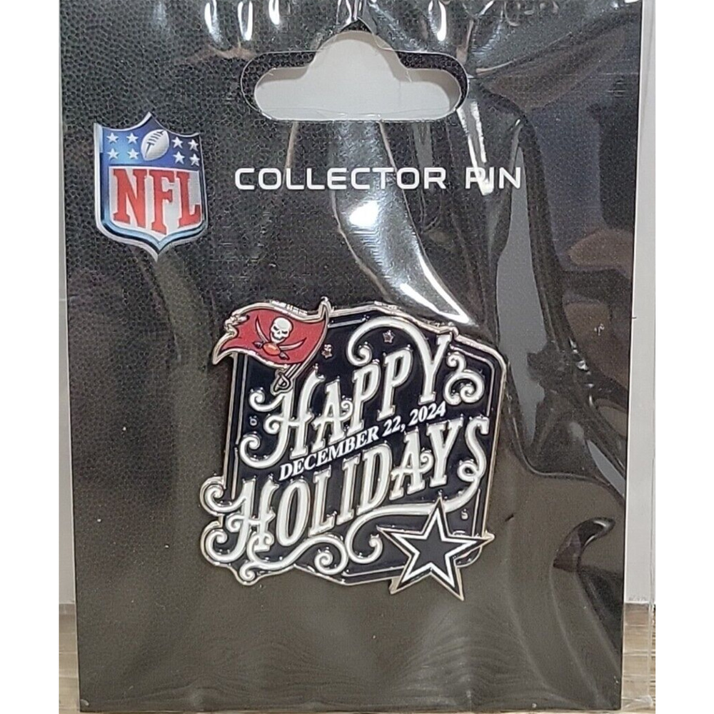Dallas Cowboys VS Tampa Bay‎ Bucs AT&T Stadium Game Day Lapel Pin 12/22/24